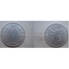 10h 1953 RL 10 Haléř 1953 Ražební lesk